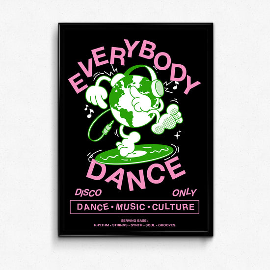 DISCO ONLY 'Everybody Dance' Print