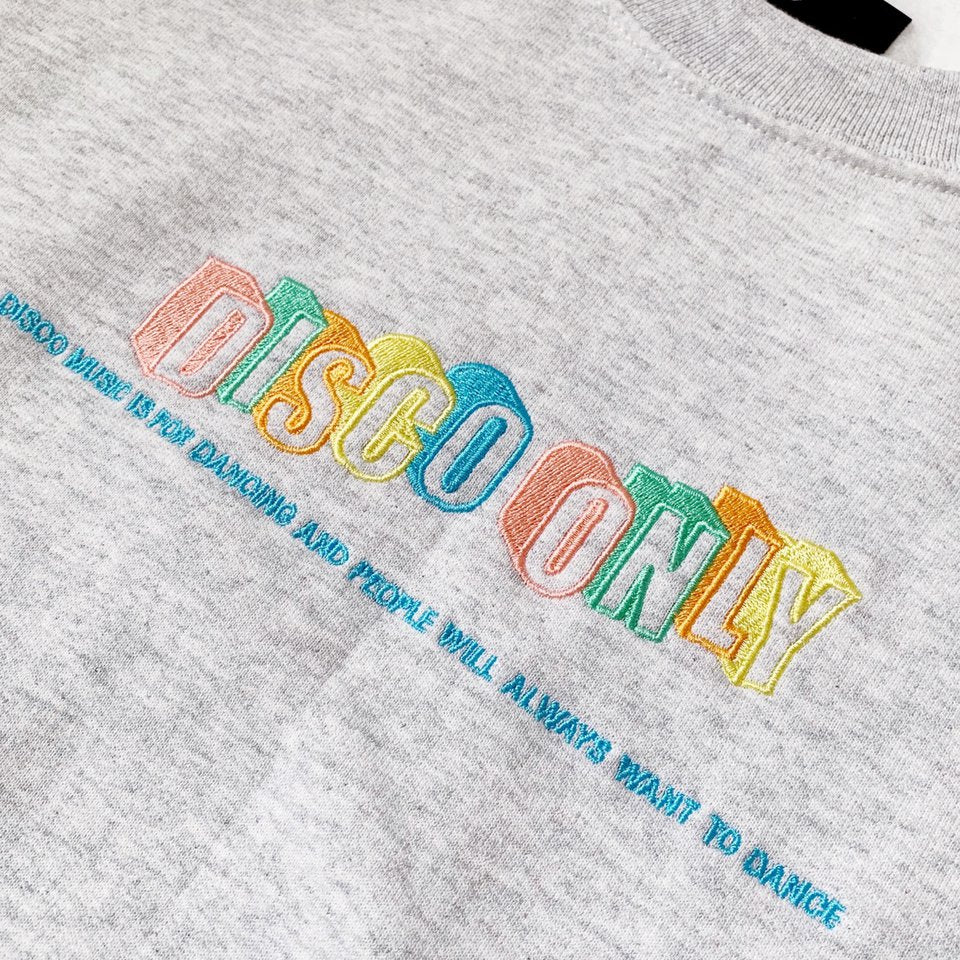 DISCO ONLY 'Dancers' Embroidered Sweater - Ash
