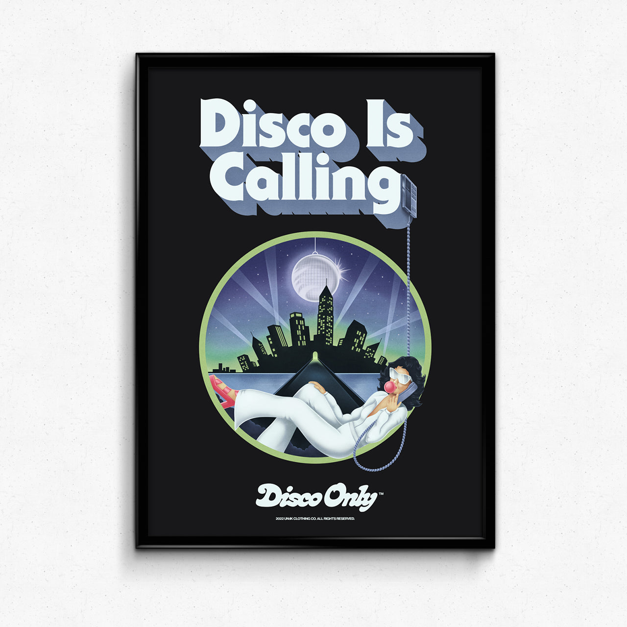 DISCO ONLY 'Disco is Calling' Print