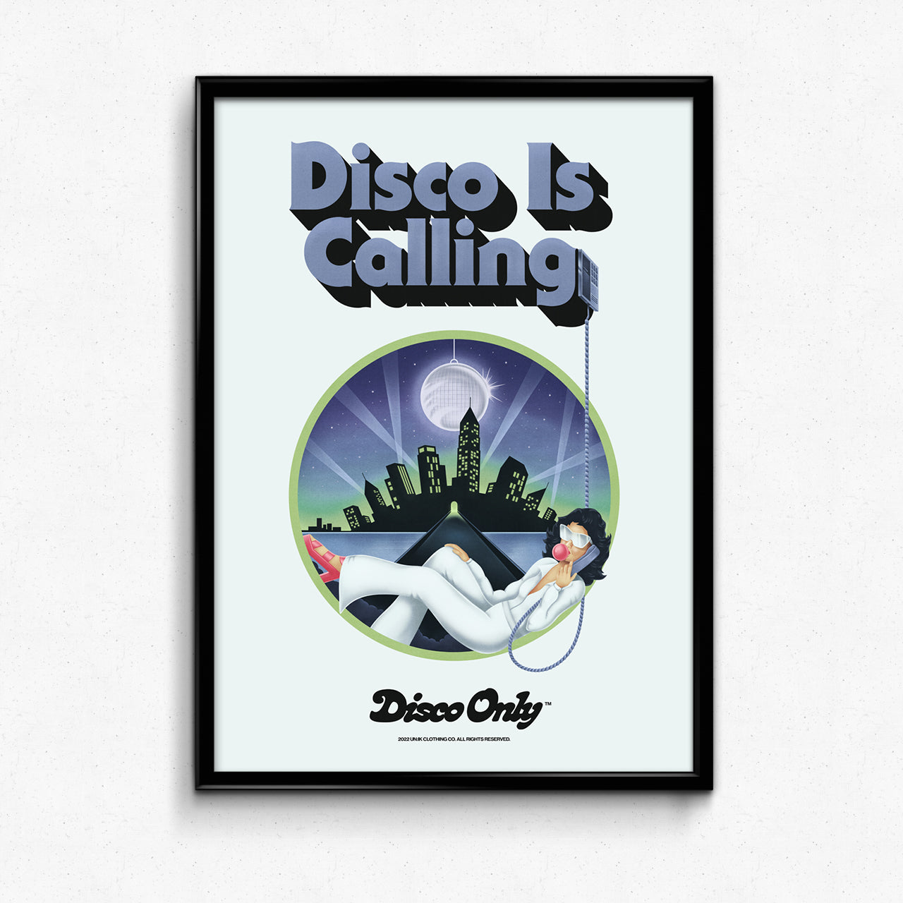 DISCO ONLY 'Disco is Calling' Print