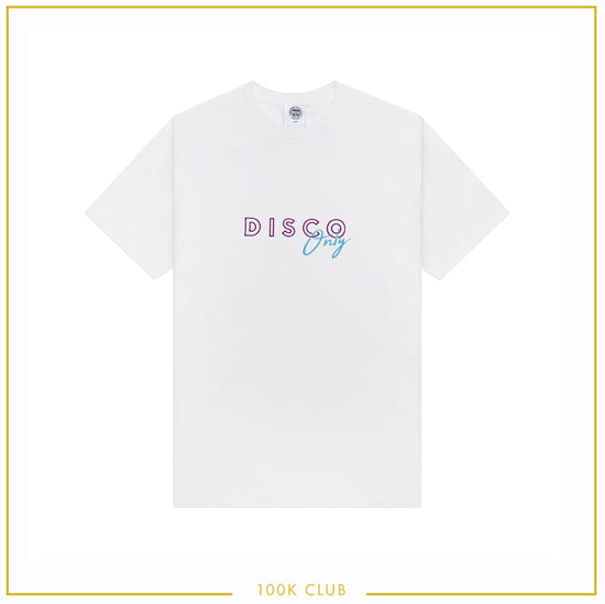 DISCO ONLY Embroidered Tee *100K CLUB*