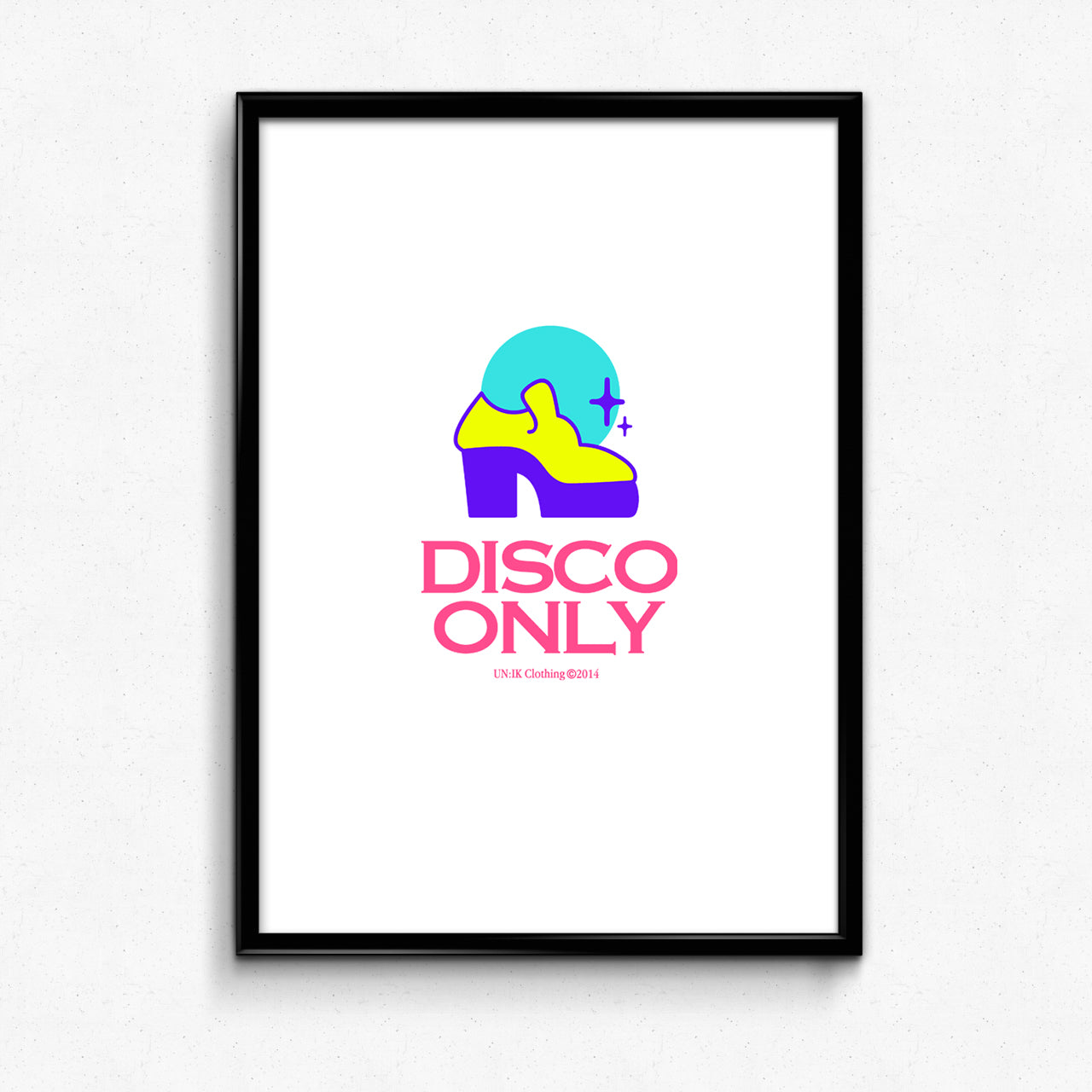 DISCO ONLY '80s Dance' Art Print
