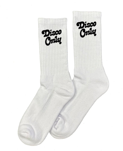 DISCO ONLY 'Dancers' Socks - White
