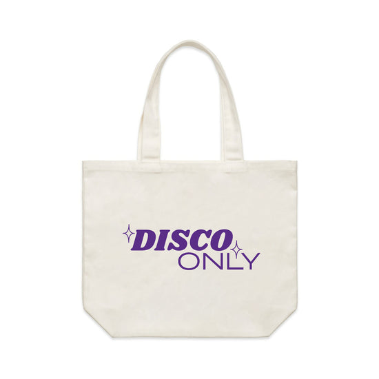 DISCO ONLY 'We Dance Together' Tote Bag - Natural