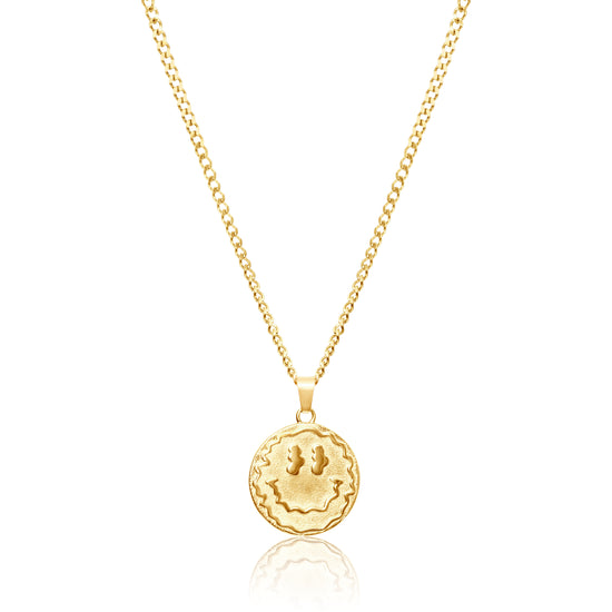 Trippy Pendant Necklace - Silver / Gold