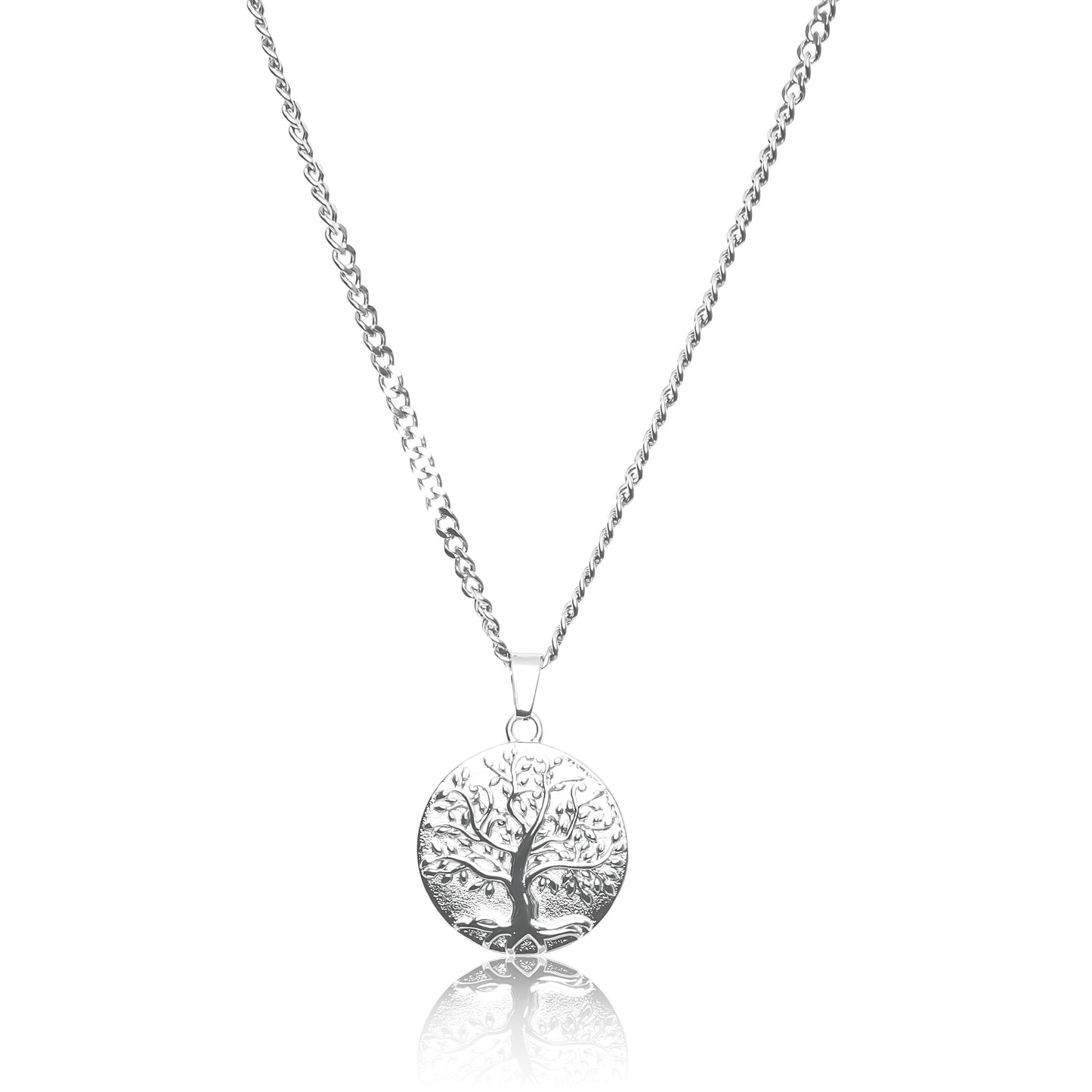 Tree of Life Pendant Necklace - Silver / Gold