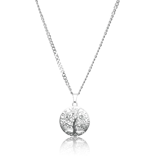 Tree of Life Pendant Necklace - Silver / Gold