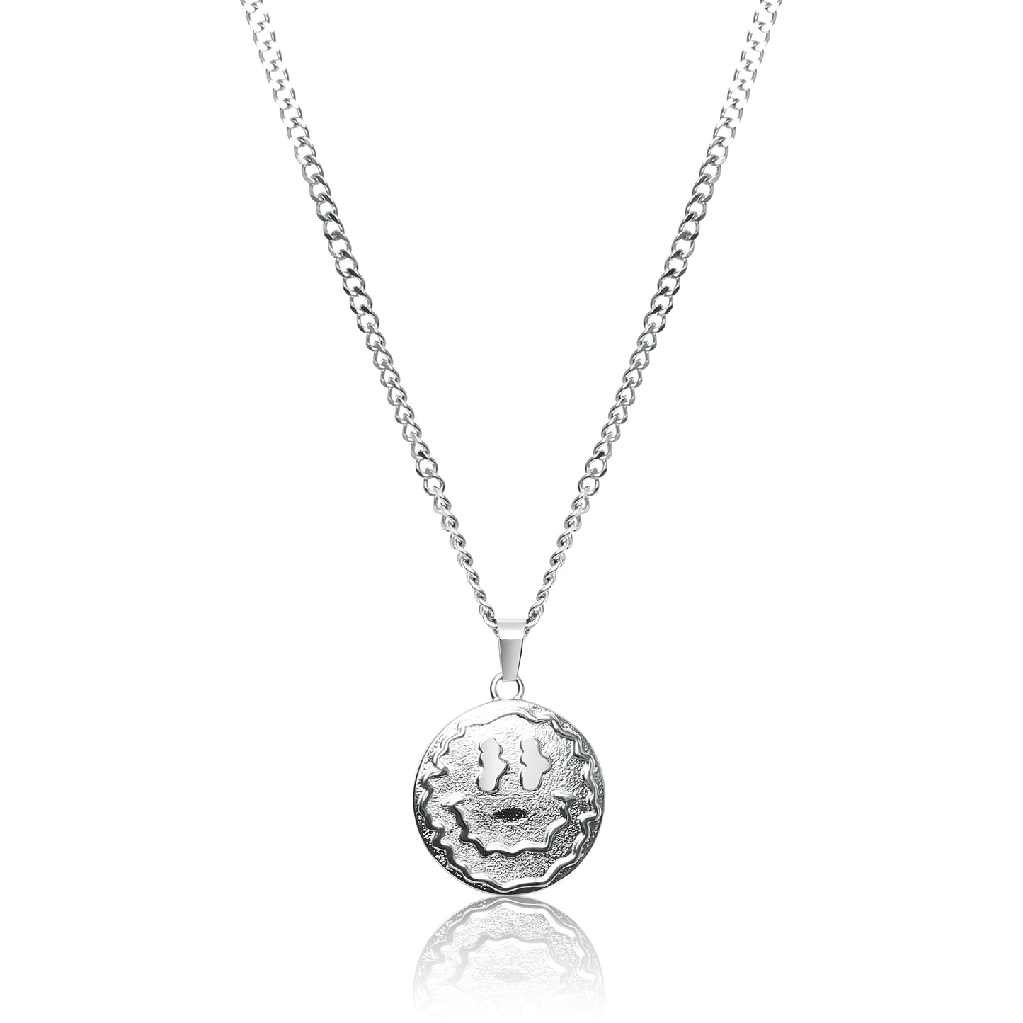 Trippy Pendant Necklace - Silver / Gold