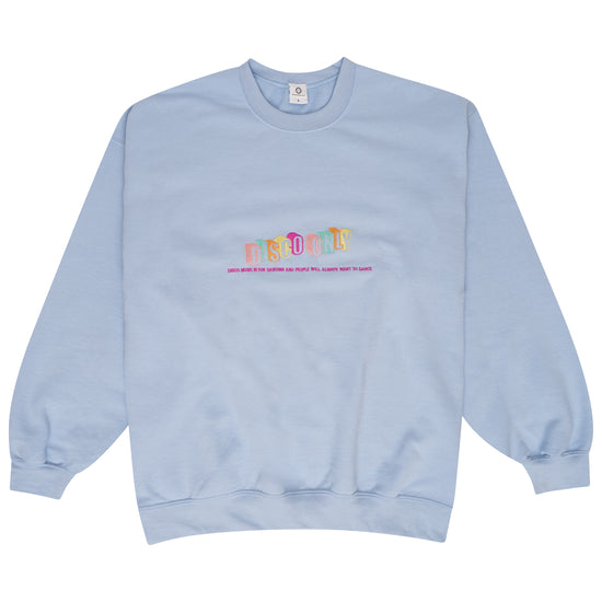 Disco Only 'Dancers' Sweater - Pastel Blue