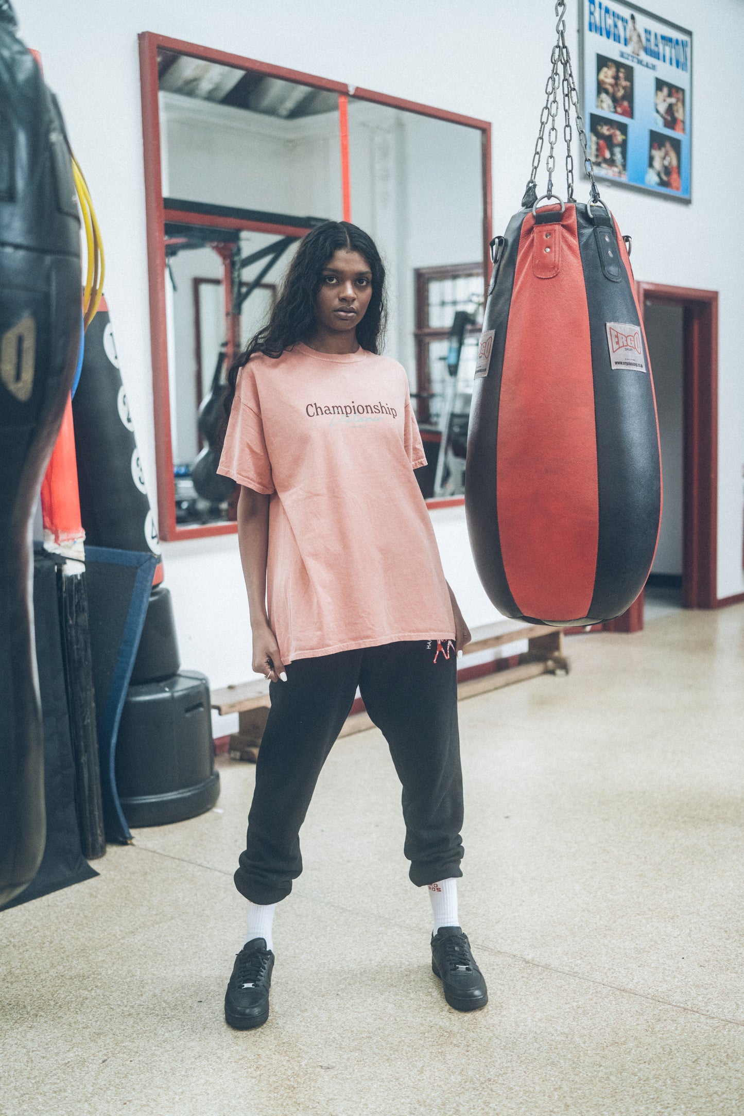 Vice 84 'Distance' Vintage Washed Tee - Clay