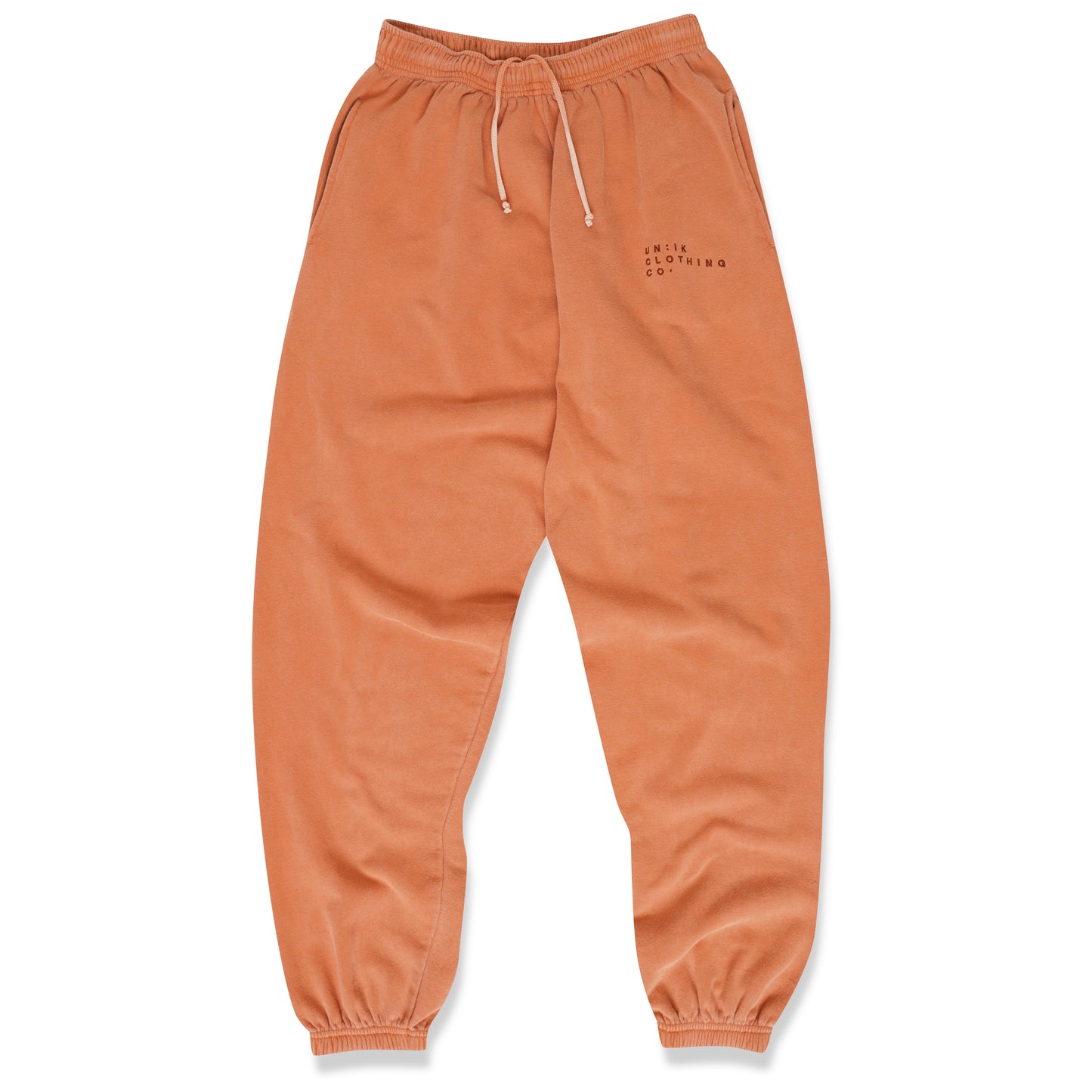 Essentials 'Sets' Vintage Washed Joggers - Tangerine