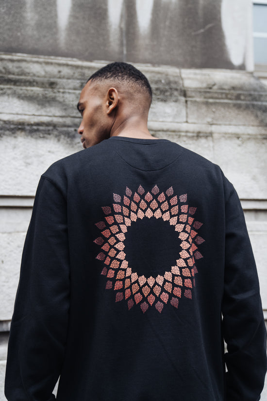 BÄAS 'Sashiko' Black Sweater