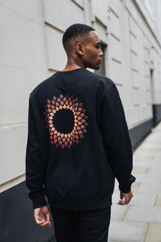 BÄAS 'Sashiko' Black Sweater