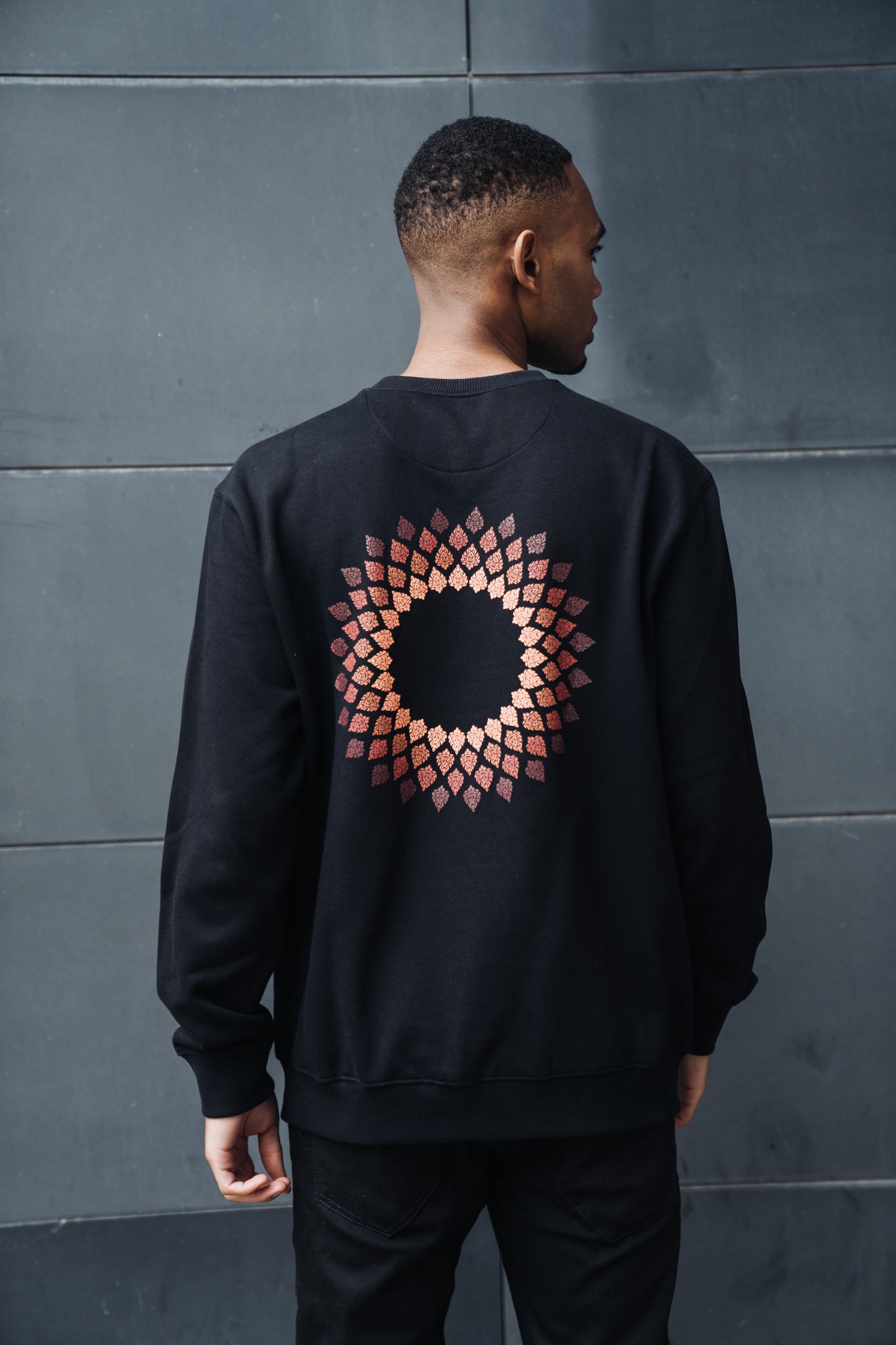 BÄAS 'Sashiko' Black Sweater