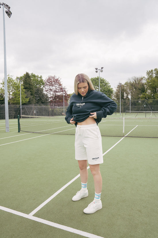 Vice 84 'Off-Court GSM' Jogger Shorts - Ecru