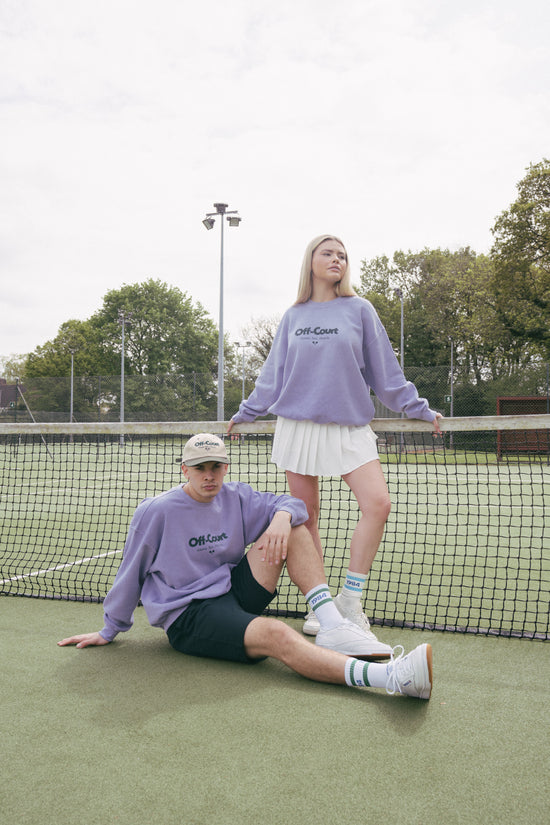 Vice 84 'Off-Court GSM' Vintage Washed Sweater - Orchid