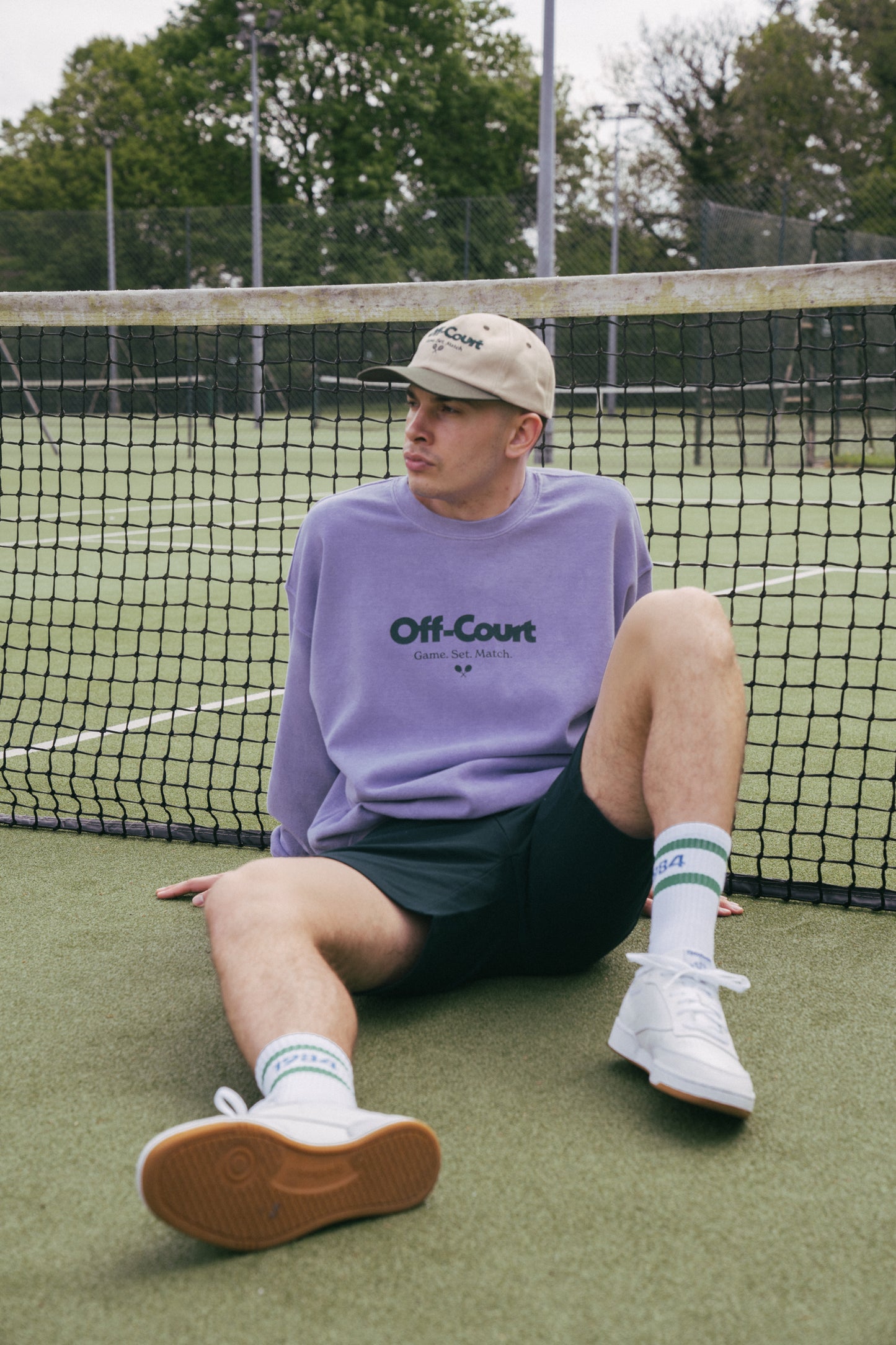 Vice 84 'Off Court GSM' Vintage Washed Sweater - Orchid