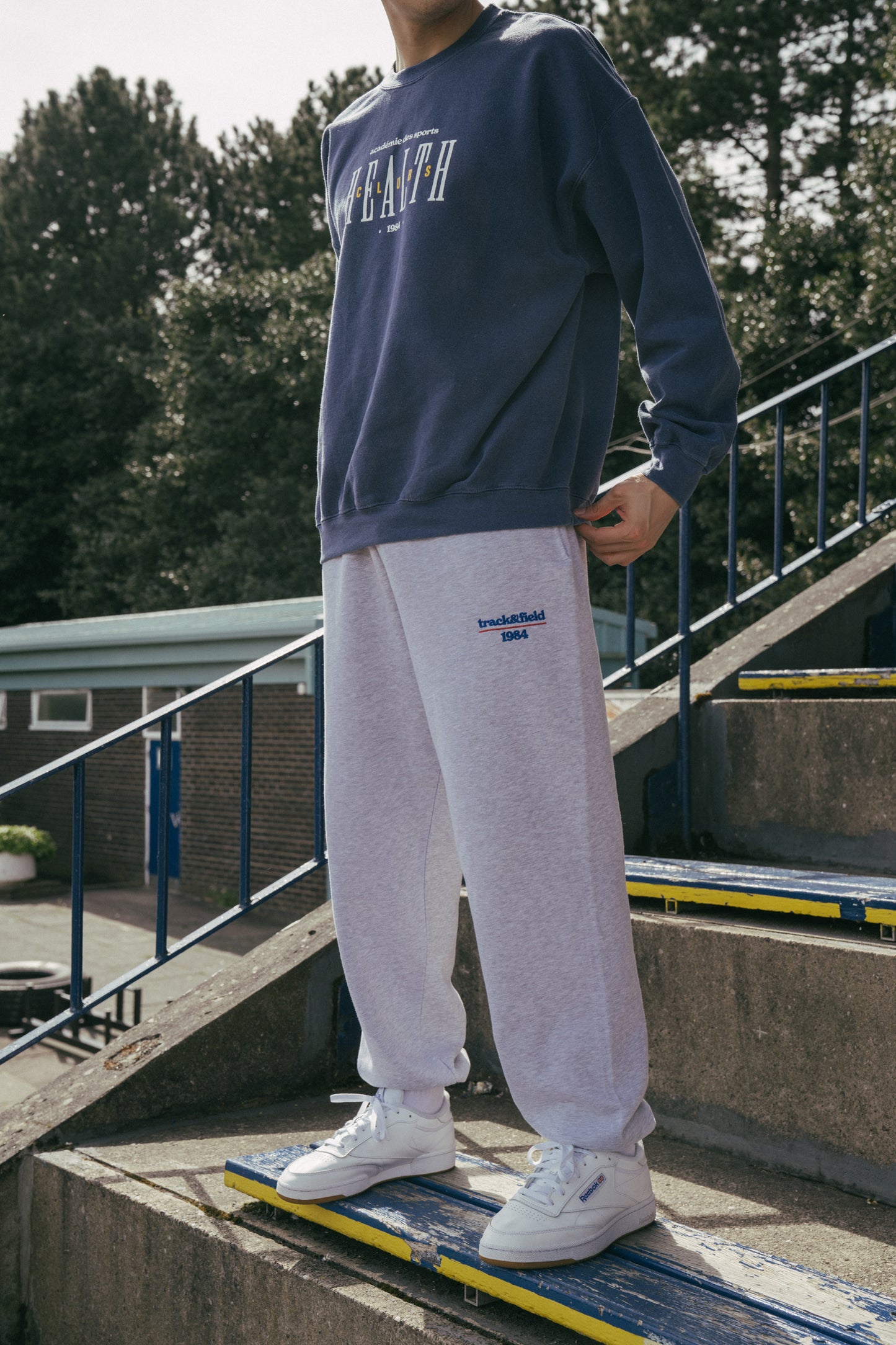 Vice 84 'Track&Field' Joggers - Ash