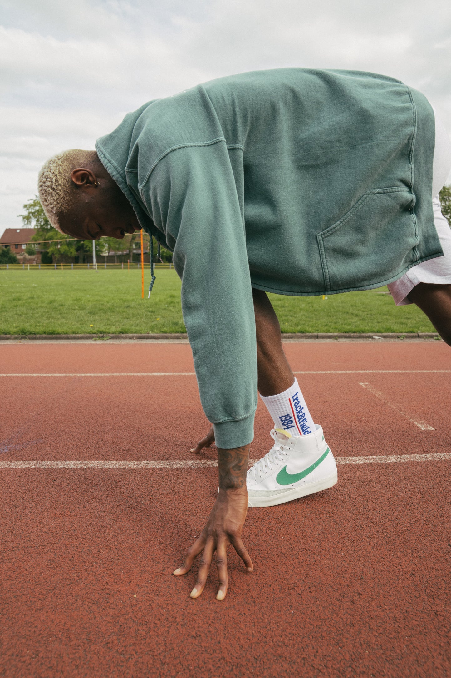 Vice 84 'Track&Field' Socks - White