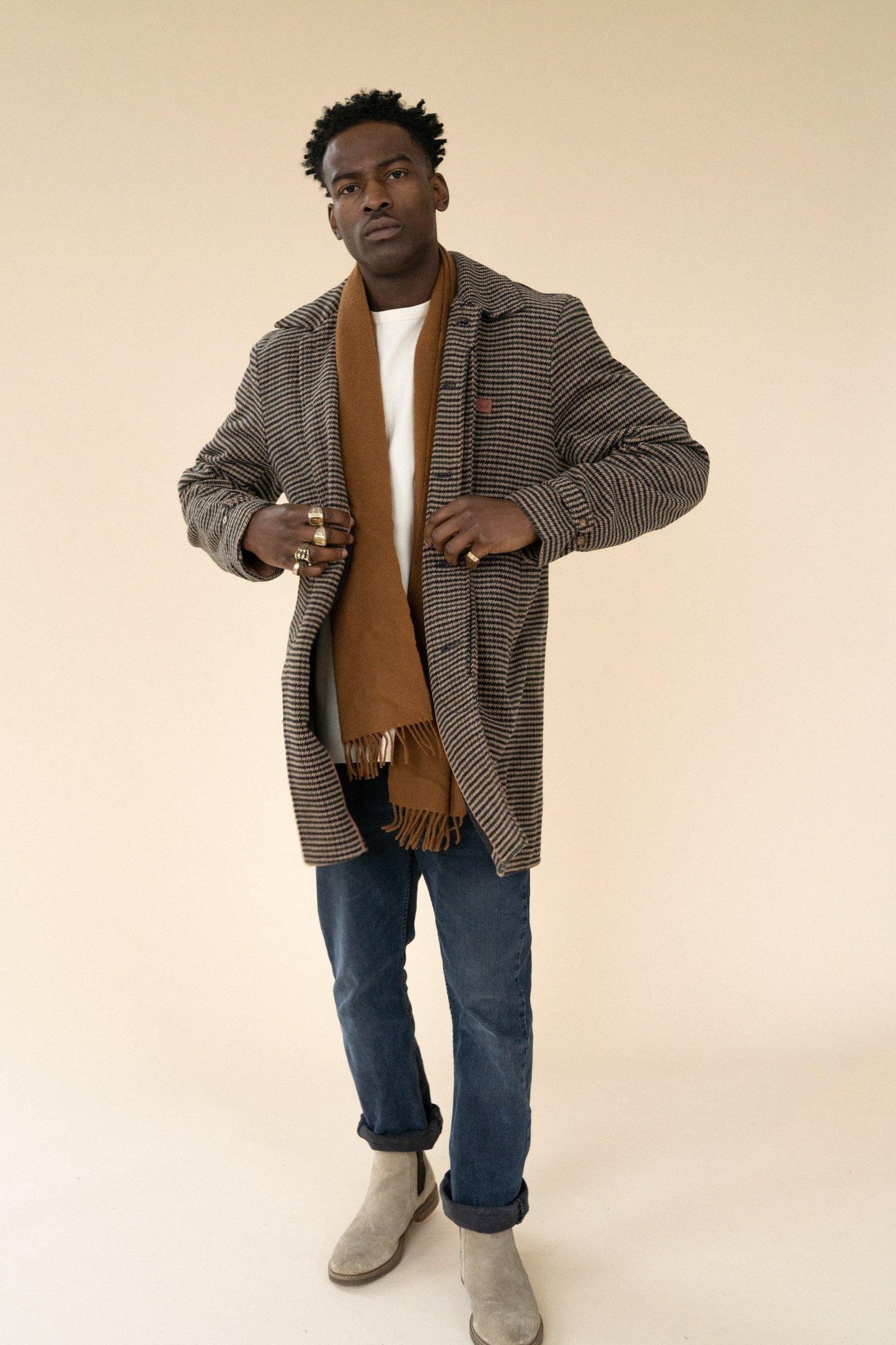 bound 'JASPER' Wool Trench Coat - UN:IK Clothing