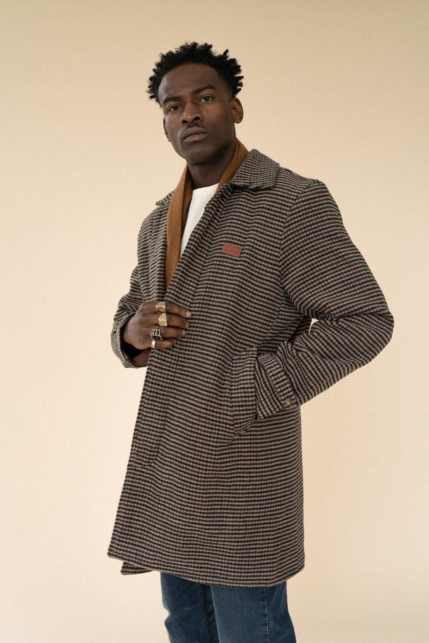bound 'JASPER' Wool Trench Coat - UN:IK Clothing