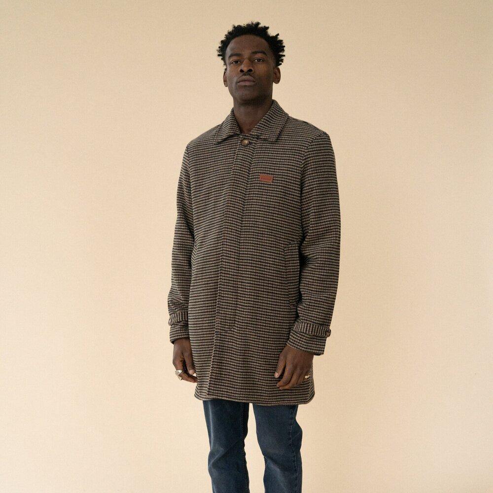 bound 'JASPER' Wool Trench Coat - UN:IK Clothing