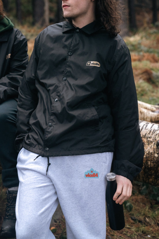Vice 84 'Woodland' Coach Jacket - Black