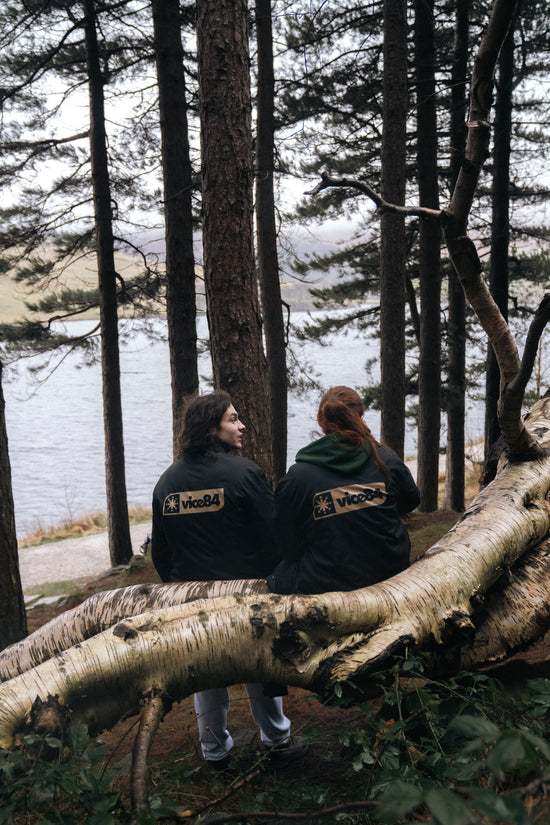 Vice 84 'Woodland' Coach Jacket - Black