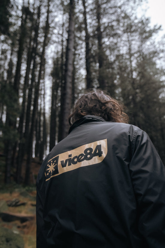 Vice 84 'Woodland' Coach Jacket - Black
