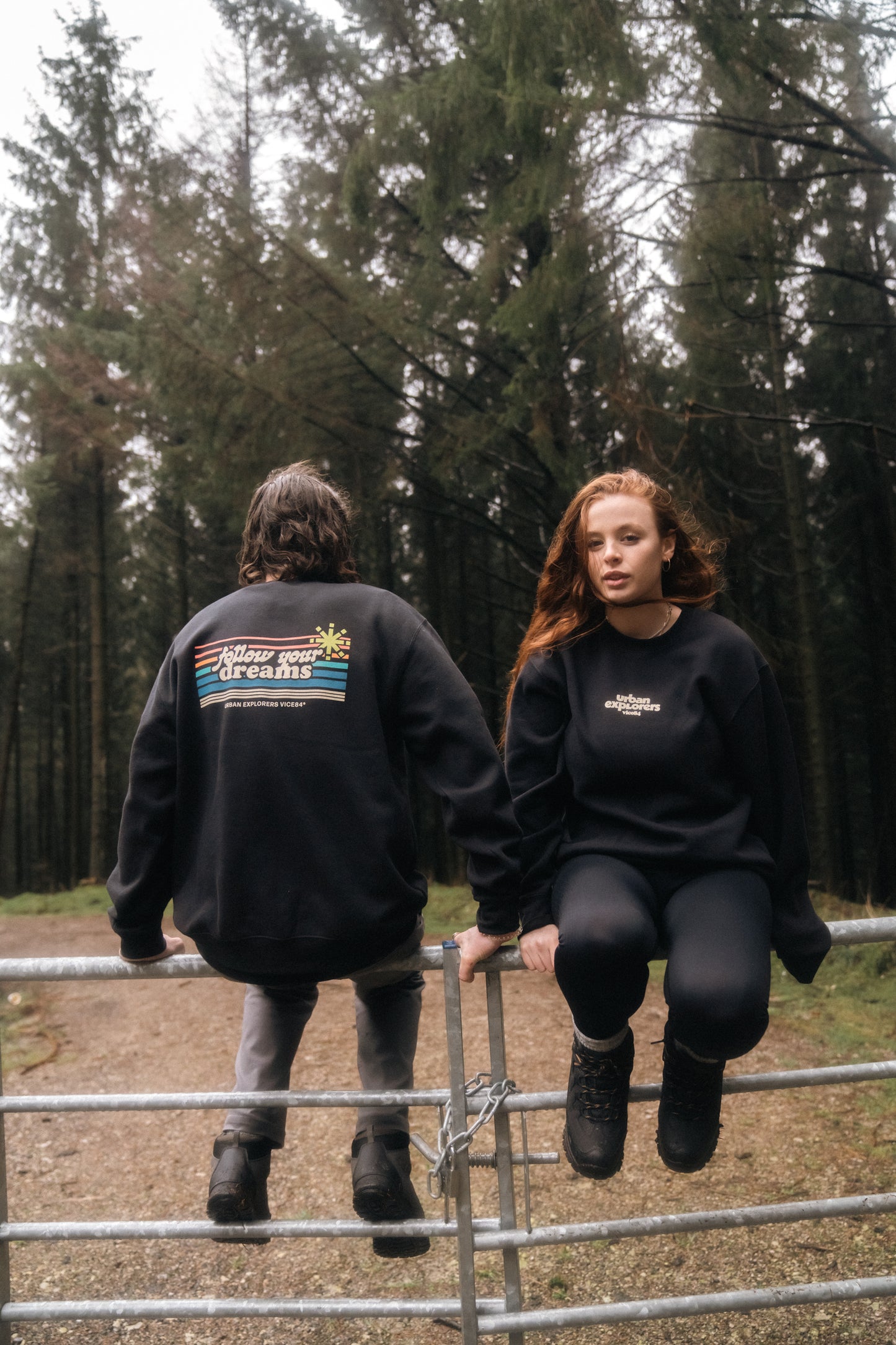 Vice 84 'Follow Your Dreams' Sweater - Black
