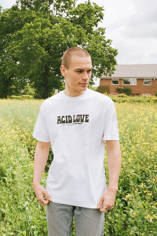 ACID LOVE 0.06 'Other Side' Tee - White