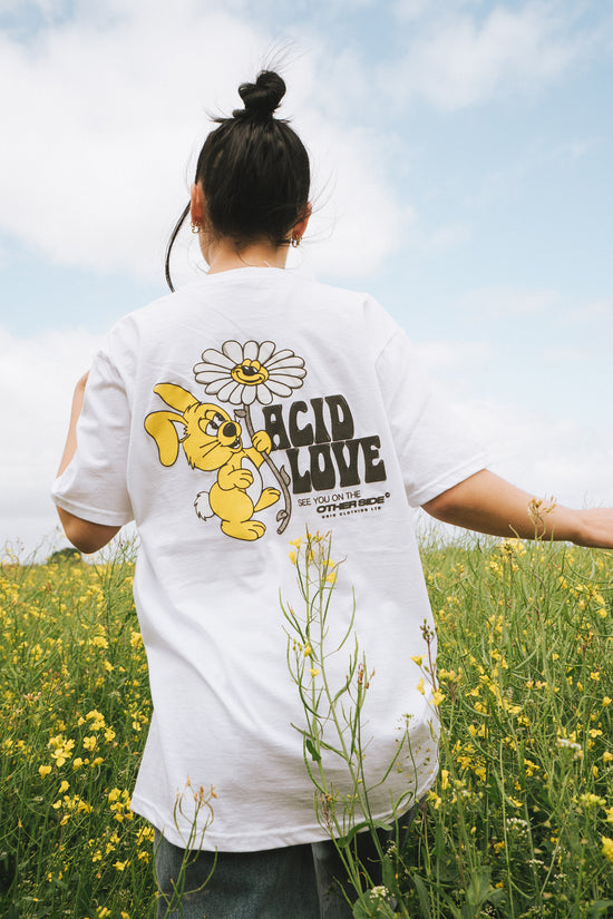 ACID LOVE 0.06 'Other Side' Tee - White