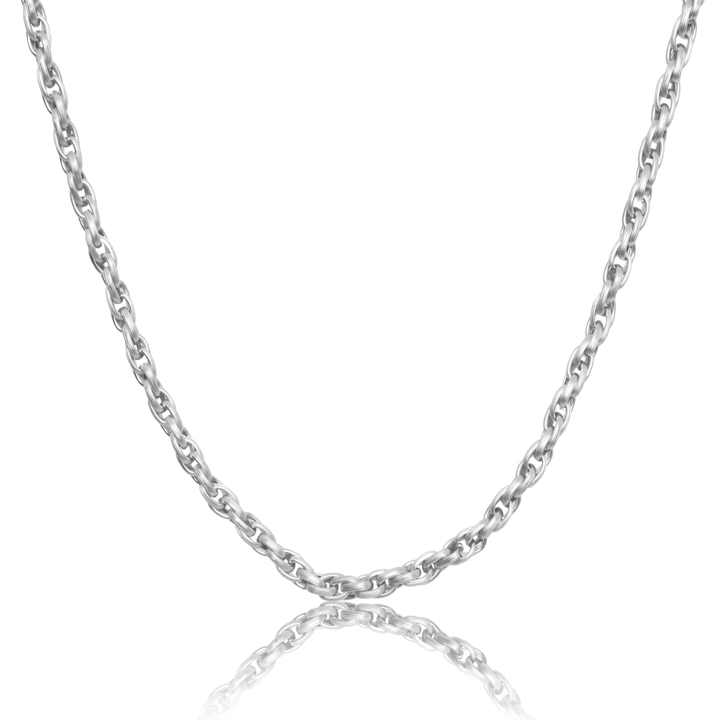 Thick Rope Chain 6mm - Silver