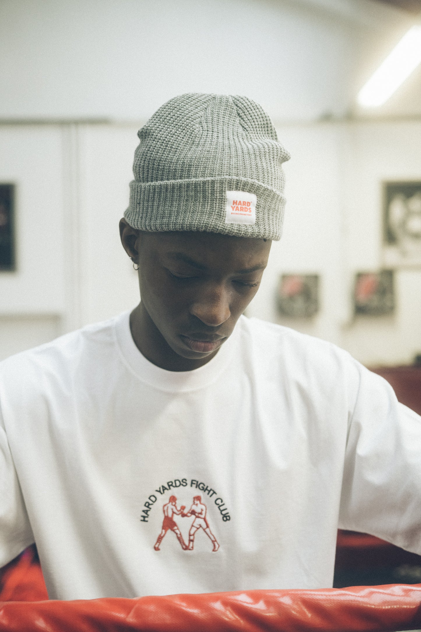Vice 84 'Hard Yards' Fisherman Ribbed Beanie - Grey