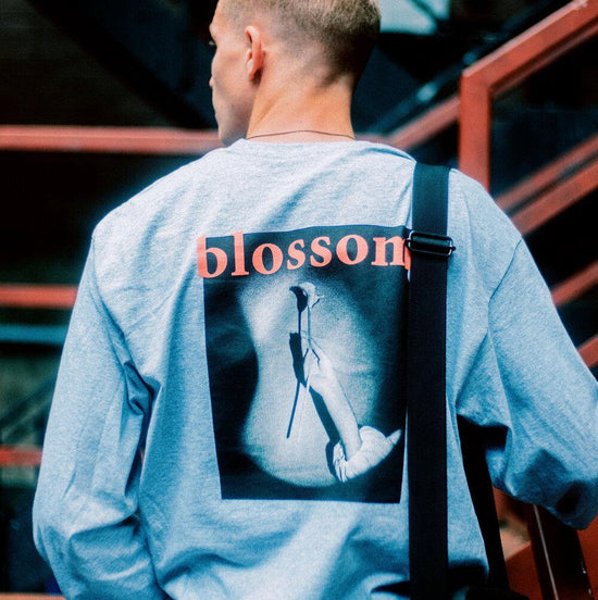 Colour Collective 'Blossom Pick' Longsleeve Tee - Grey - UN:IK Clothing