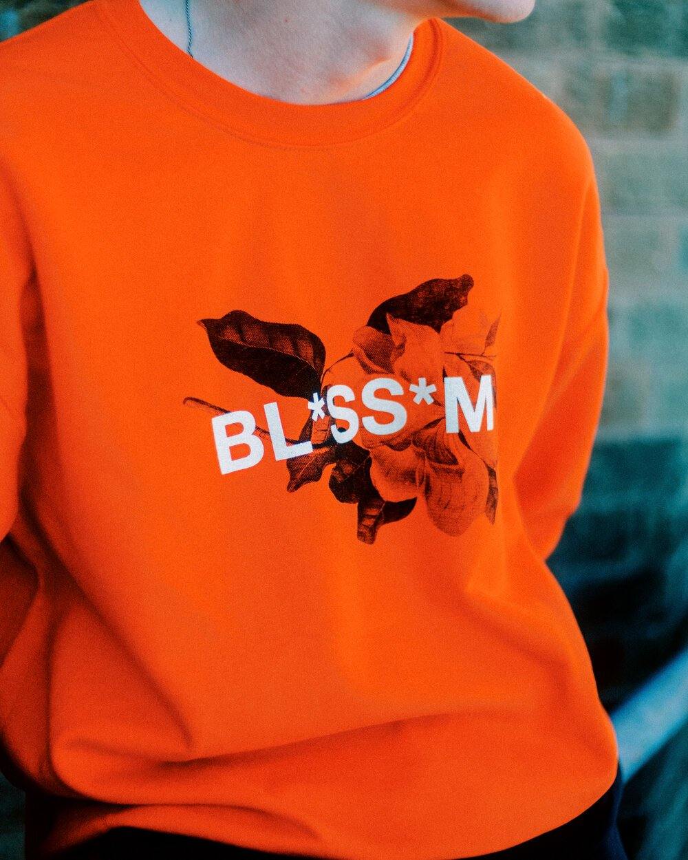 Colour Collective 'Blossom' Sweater - Blood Orange - UN:IK Clothing