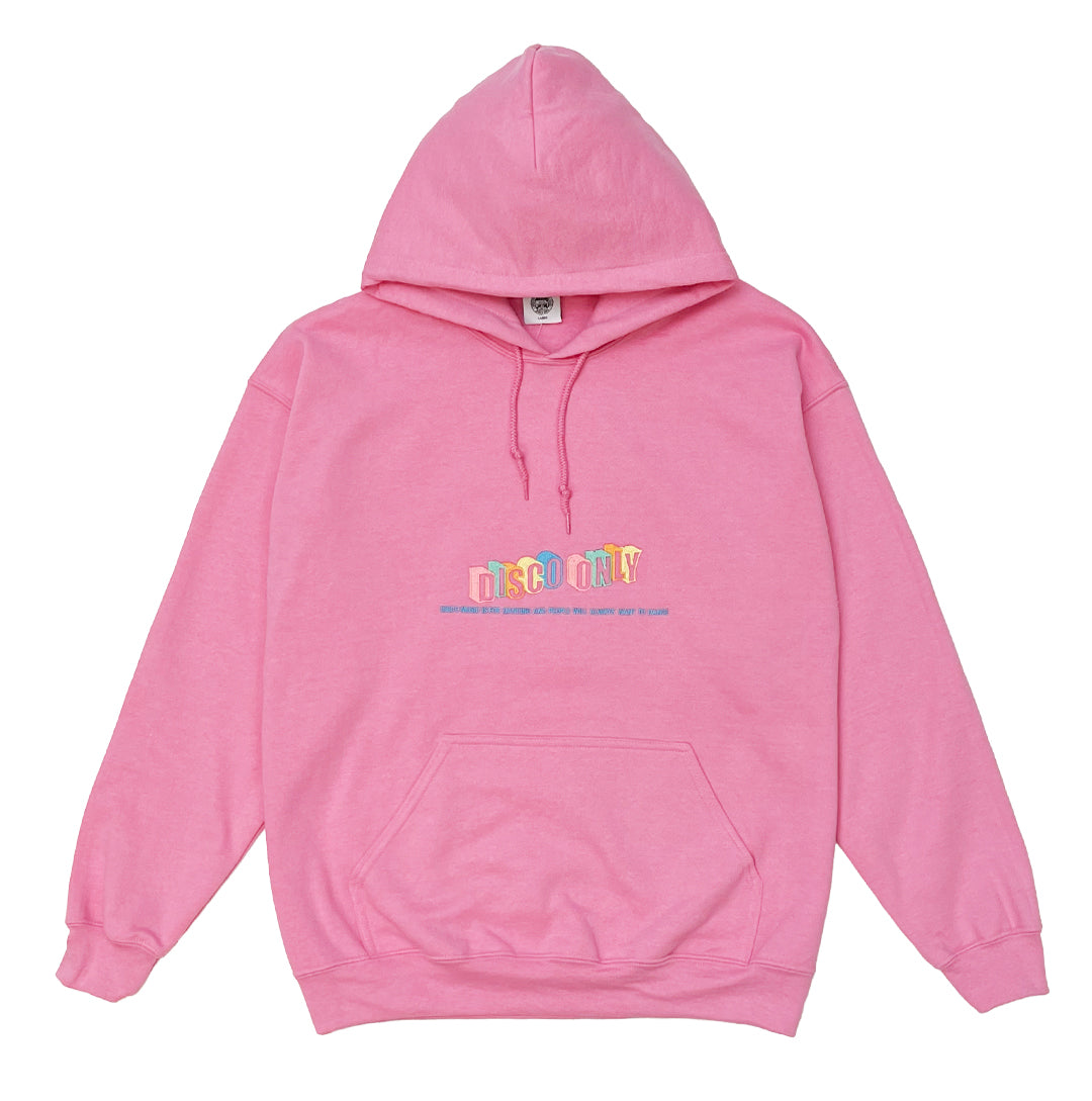 DISCO ONLY 'Dancers' Hoodie - Azalea Pink