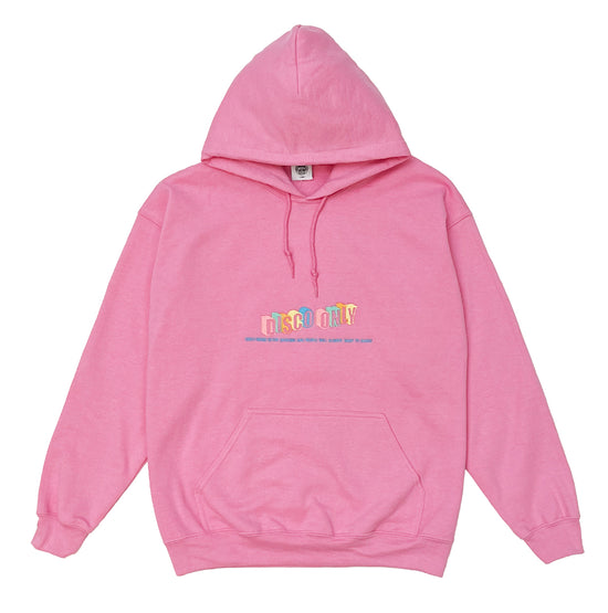 DISCO ONLY 'Dancers' Hoodie - Azalea Pink