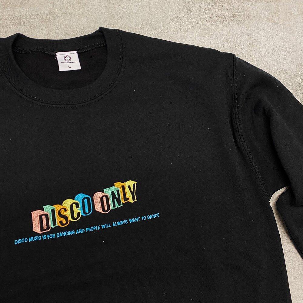 DISCO ONLY 'Dancers' Sweater - Black - UN:IK Clothing