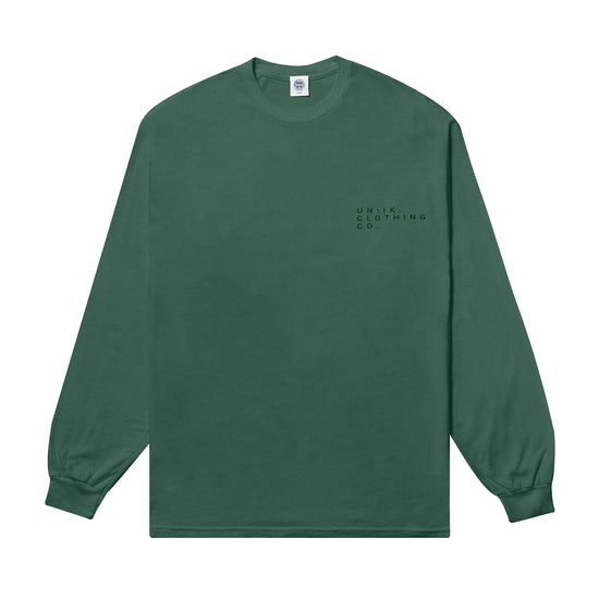 Essentials Vintage Washed Longsleeve Tee - Forest