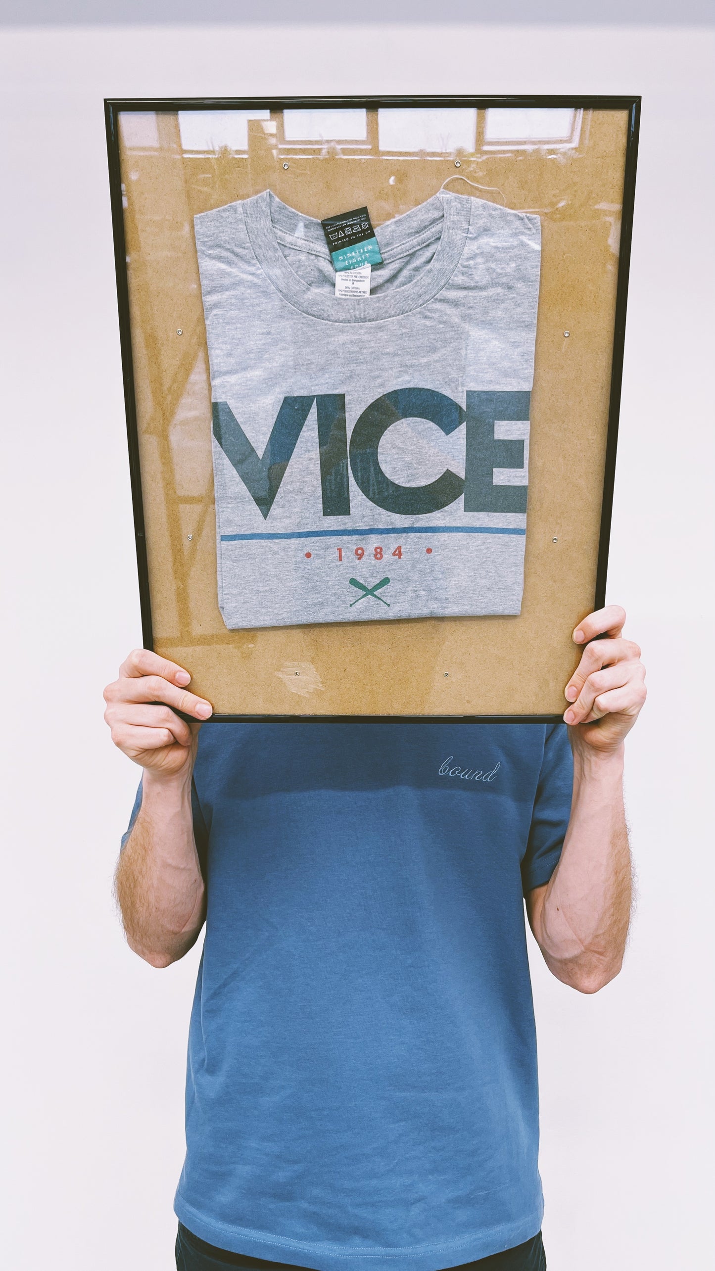 Vice 84 'Sports Tee - Grey *100K CLUB*