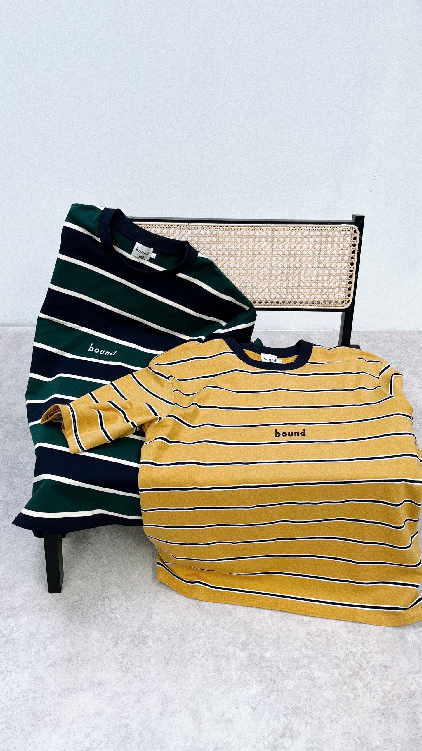 bound 'ROYAL' Stripe Tee *100K CLUB*