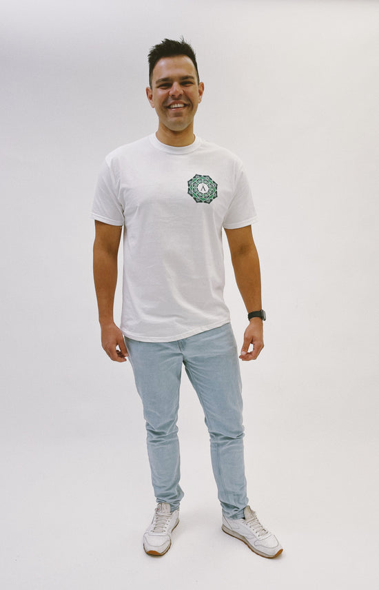 BAÄS 'Atlantis' Tee - White *100K CLUB*