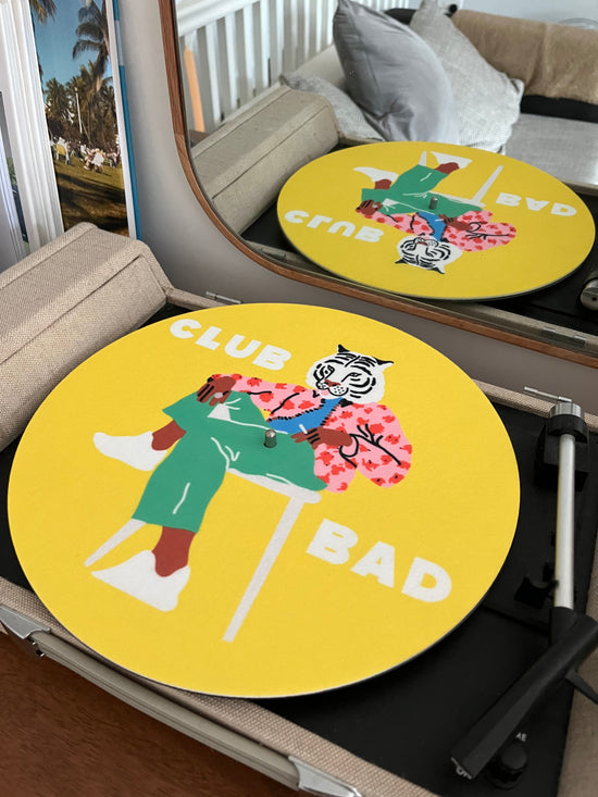 Melé x Club Bad 'Summer Tiger' Vinyl Slipmat - Yellow