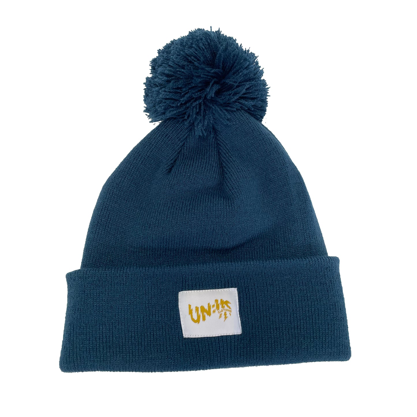 Essentials Label Bobble Hat Beanie