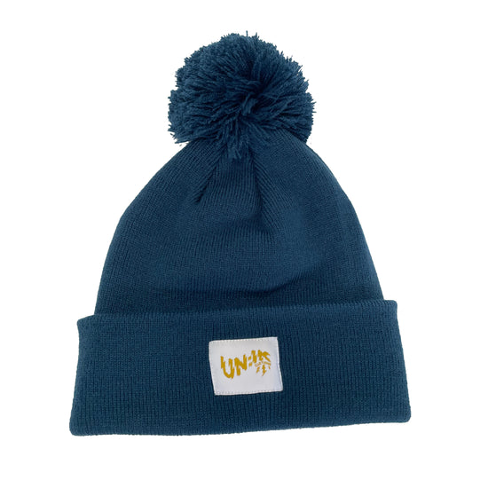 Essentials Label Bobble Hat Beanie