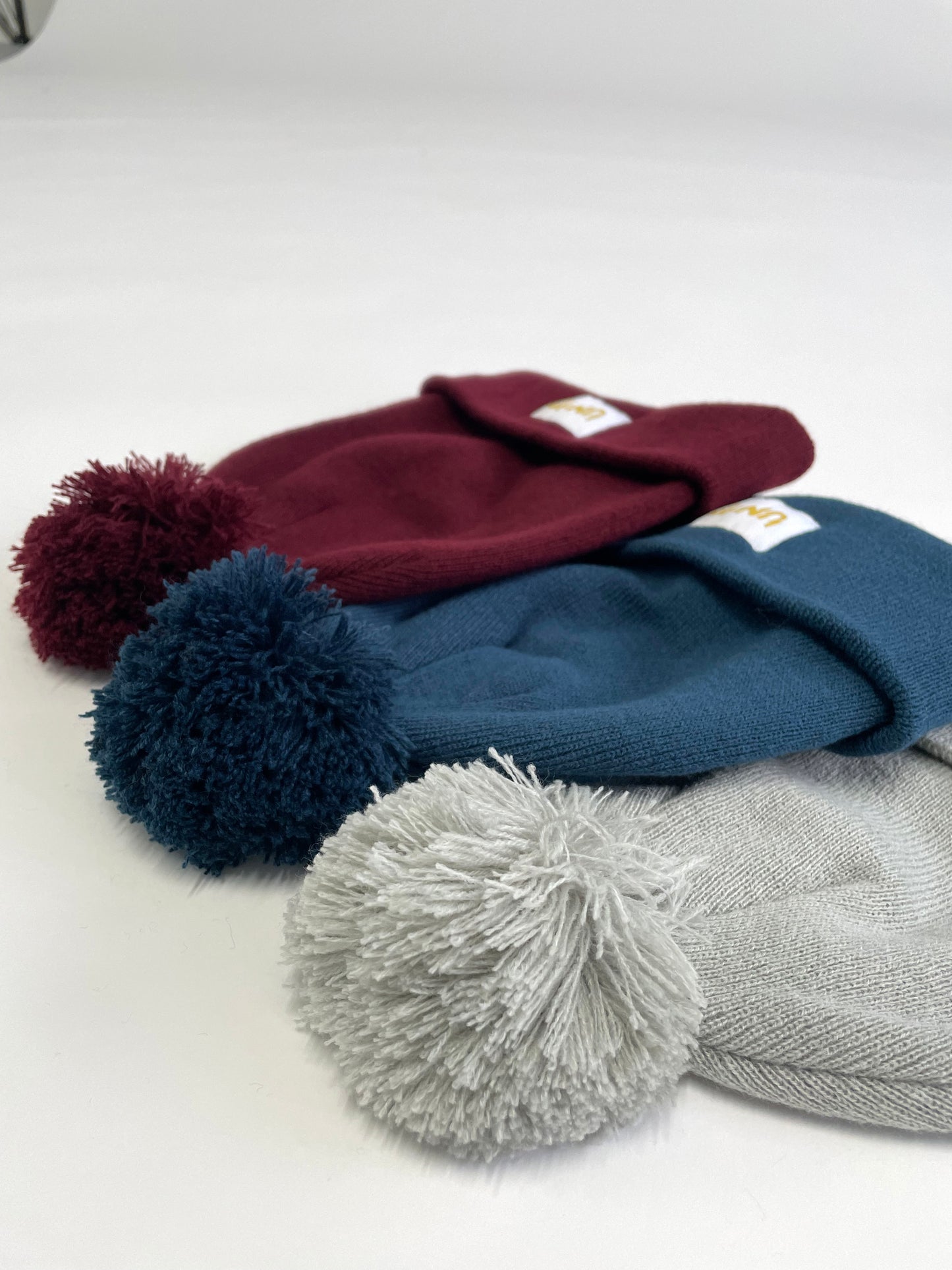 Essentials Label Bobble Hat Beanie