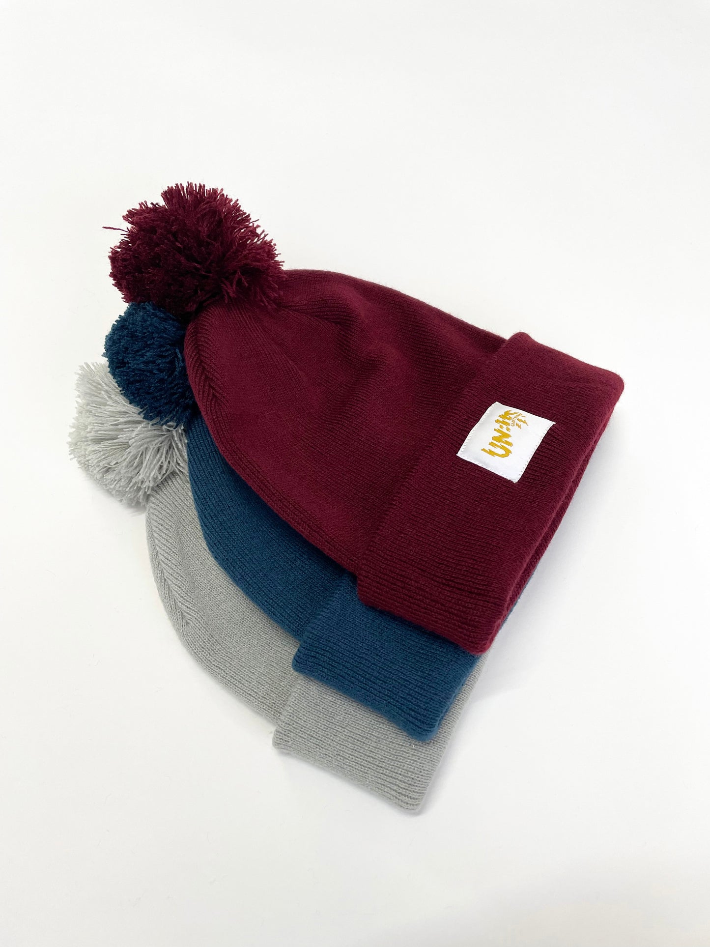 Essentials Label Bobble Hat Beanie