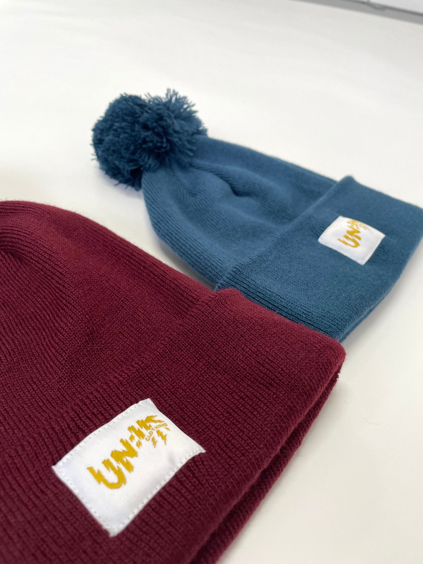 Essentials Label Bobble Hat Beanie