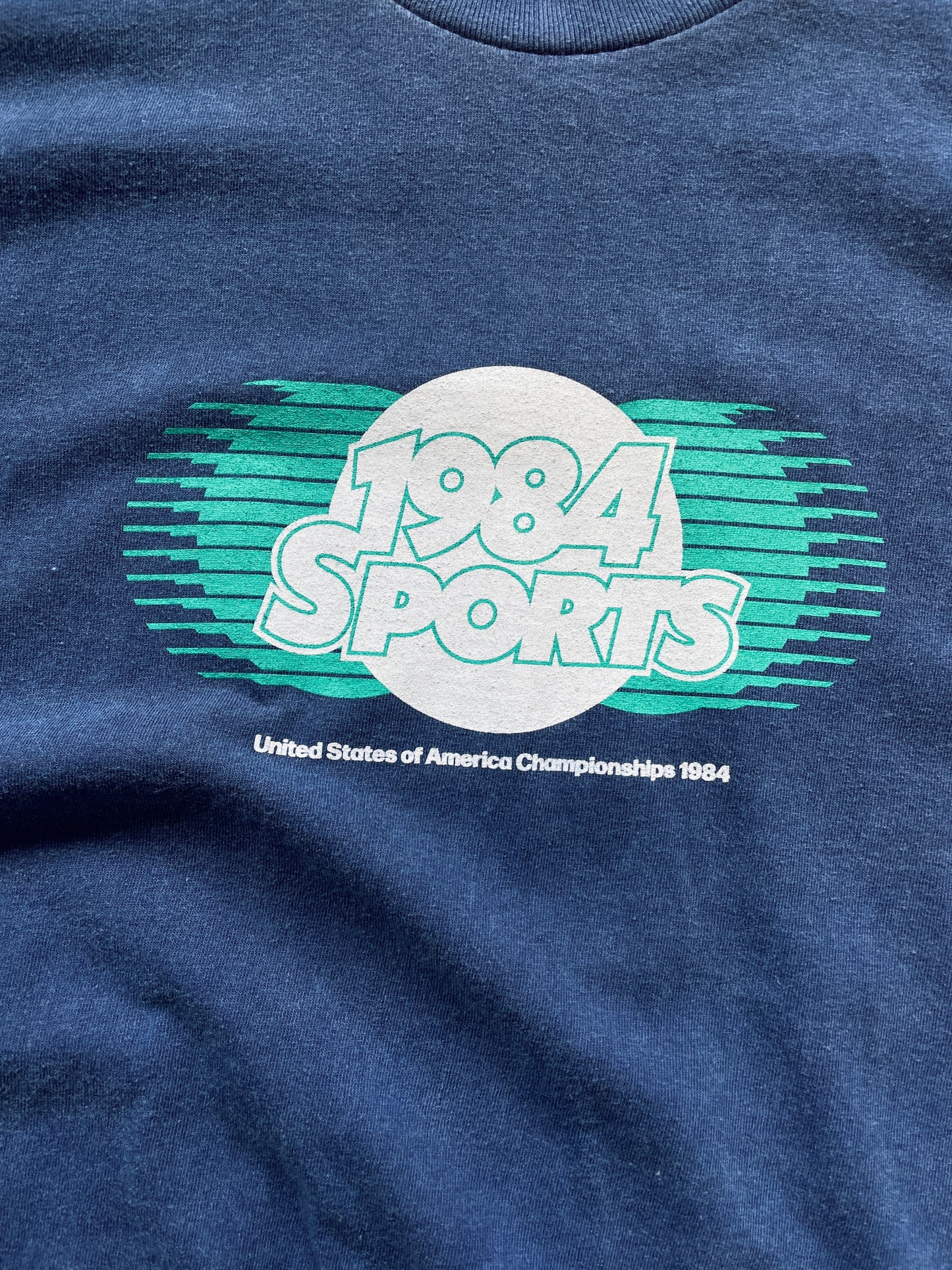 Vice 84 'Retro Sports' Tee - Vintage Washed Navy